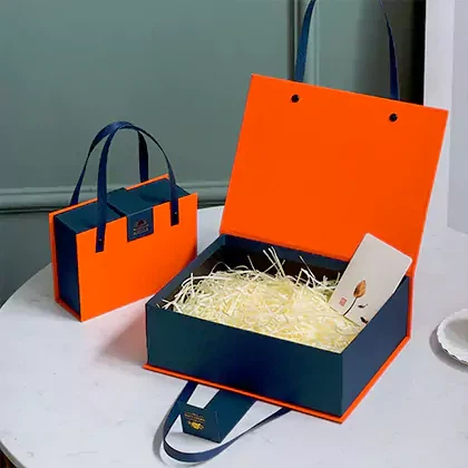 Harður pappa segulmagnaðir gjafapappírspökkunarkassi